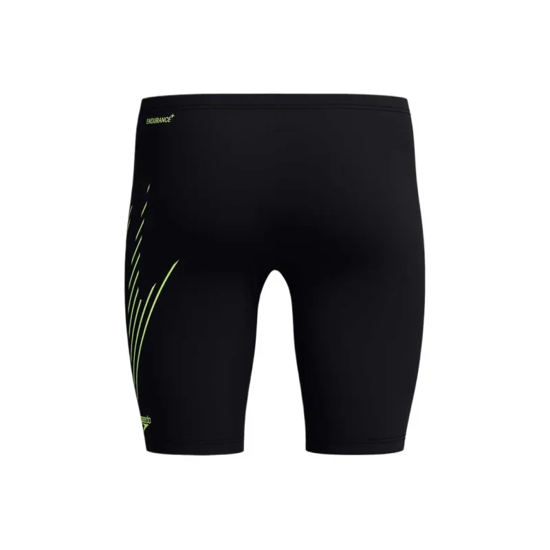 Speedo Swimming Shorts Men's Black Yellow-0
