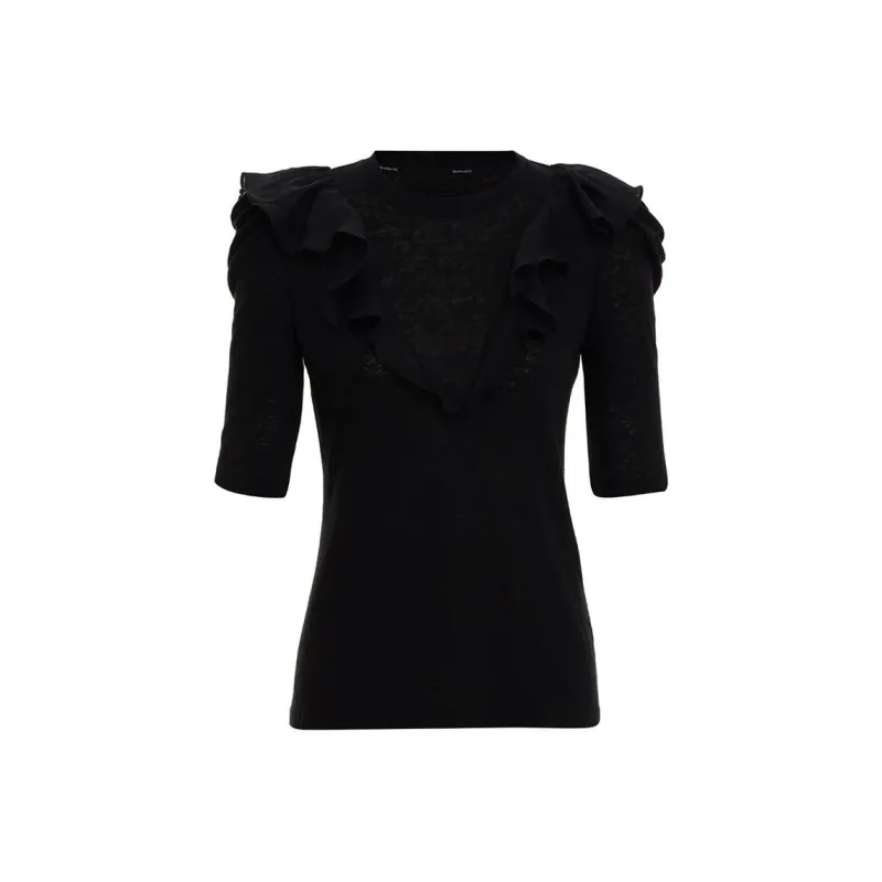 Zimmermann FW23 T-Shirt Women's Black-0