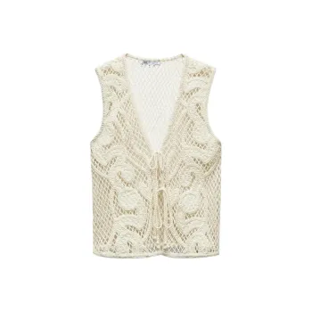 ZARA Tank Top Women's Frosted White