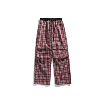 Warrior Huichao Riding The Wind Collection Casual Pants Unisex Red