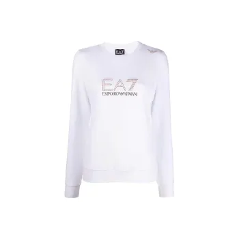 EMPORIO ARMANI Stud detail Long sleeved T Shirt