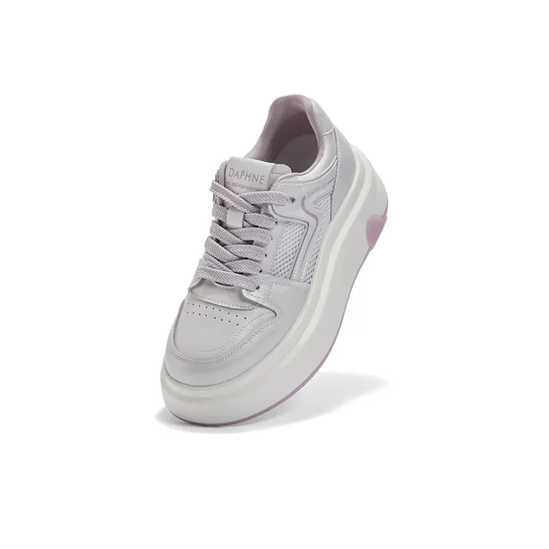 DAPHNE Anti Slip Wear Resistant Low Top Skateboard Shoes Women's Purple-2