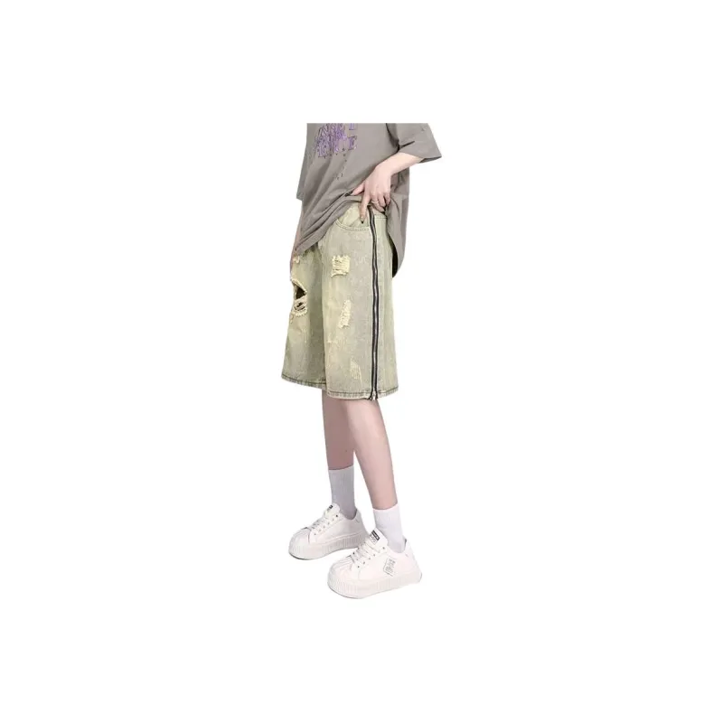TINA GIA Denim Shorts Unisex Blue-4