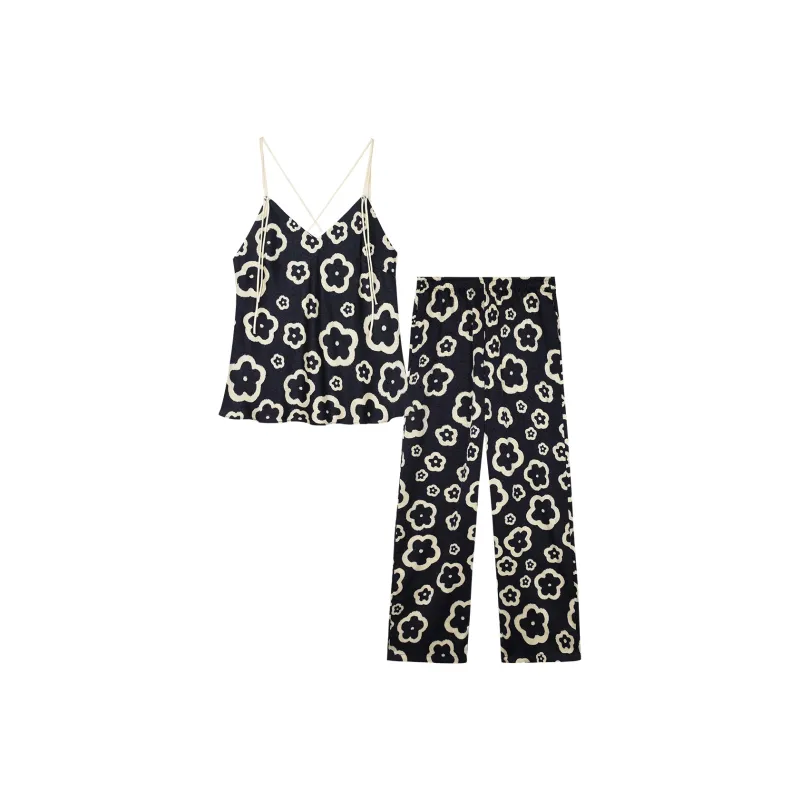 IIZZINI Pajama Set Women's Smiling Flower-0