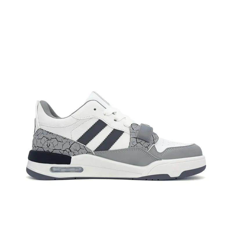 ALI THE FOX Skateboard Shoes Men Low Top Black/Gray-10