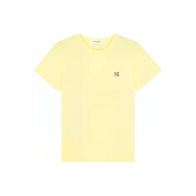 Maison Kitsune T Shirts Women's Yellow-0