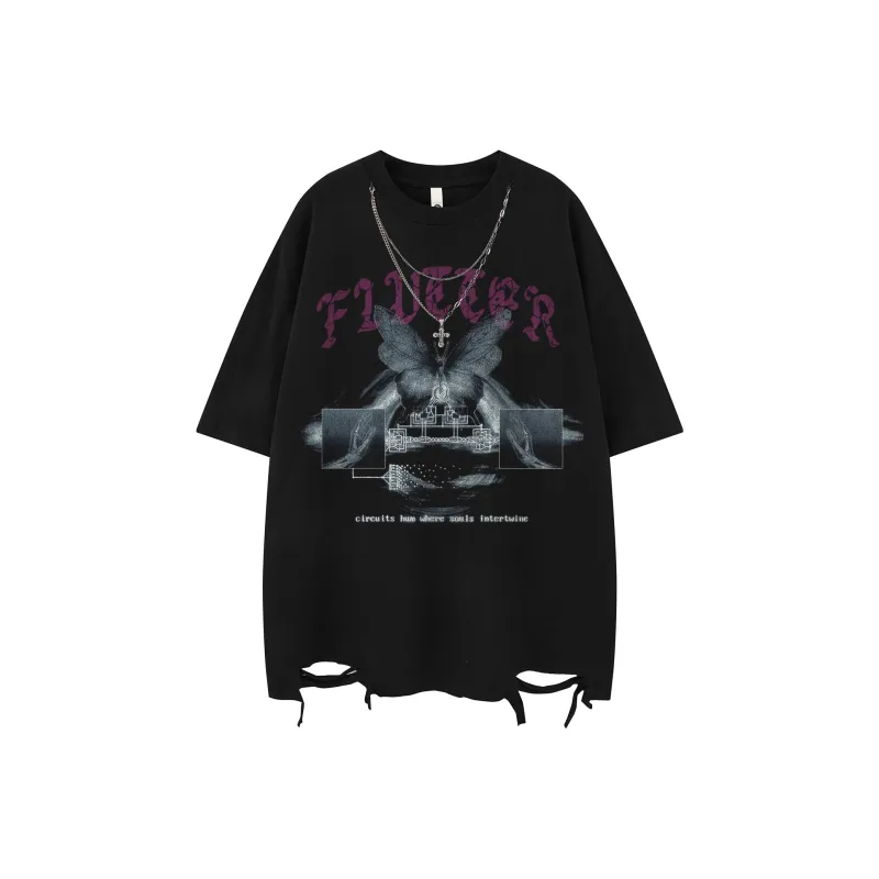 BEAR UNION Drop Shoulder Sleeve T Shirt Unisex-0