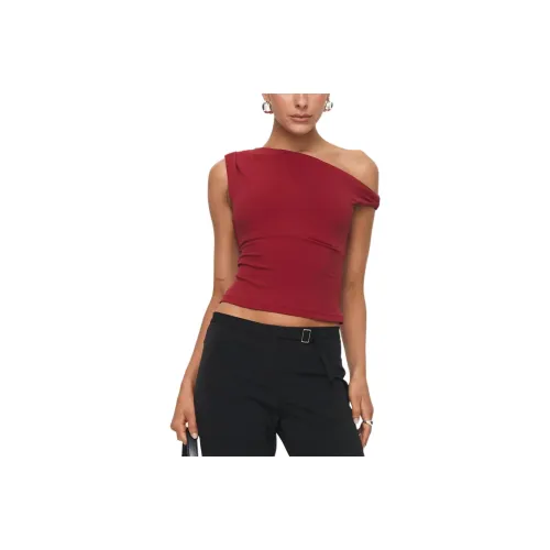 PRINCESS POLLY Tank Tops Women's RED/Red