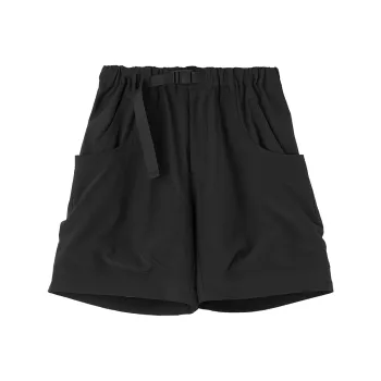 ROARINGWILD Casual Shorts Unisex Black