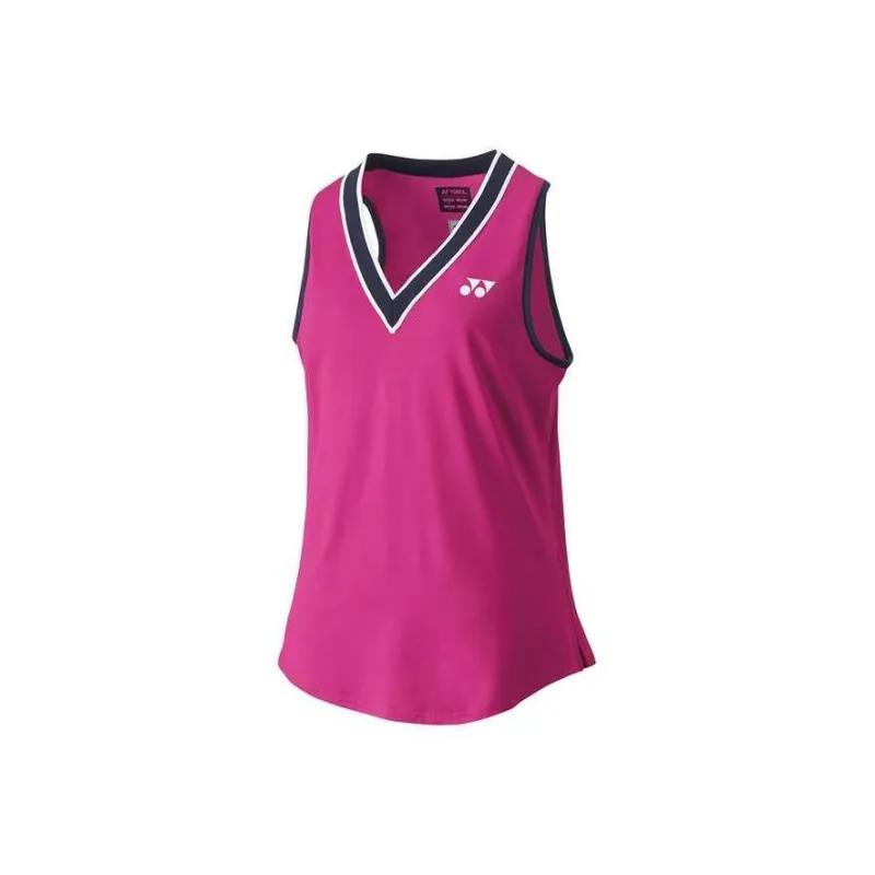 YONEX Contest Series Tank Tops Women's Light Pink Red-0