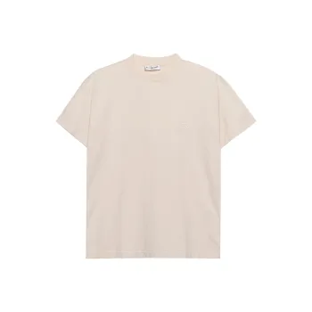Balenciaga Drop Shoulder Sleeve T Shirt Women's Khaki