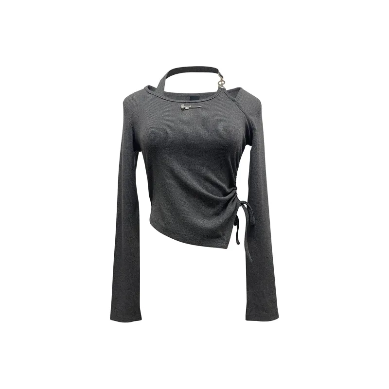 FOREVER 21 T Shirt Women's Dark Gray-0