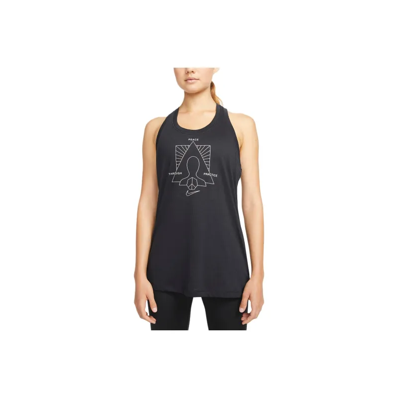 Nike YOGA DRI-FIT Tank Tops Women's Black-0