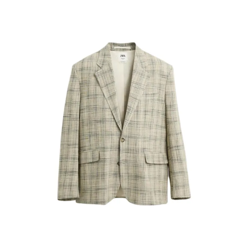ZARA Business Suits Men Beige-0