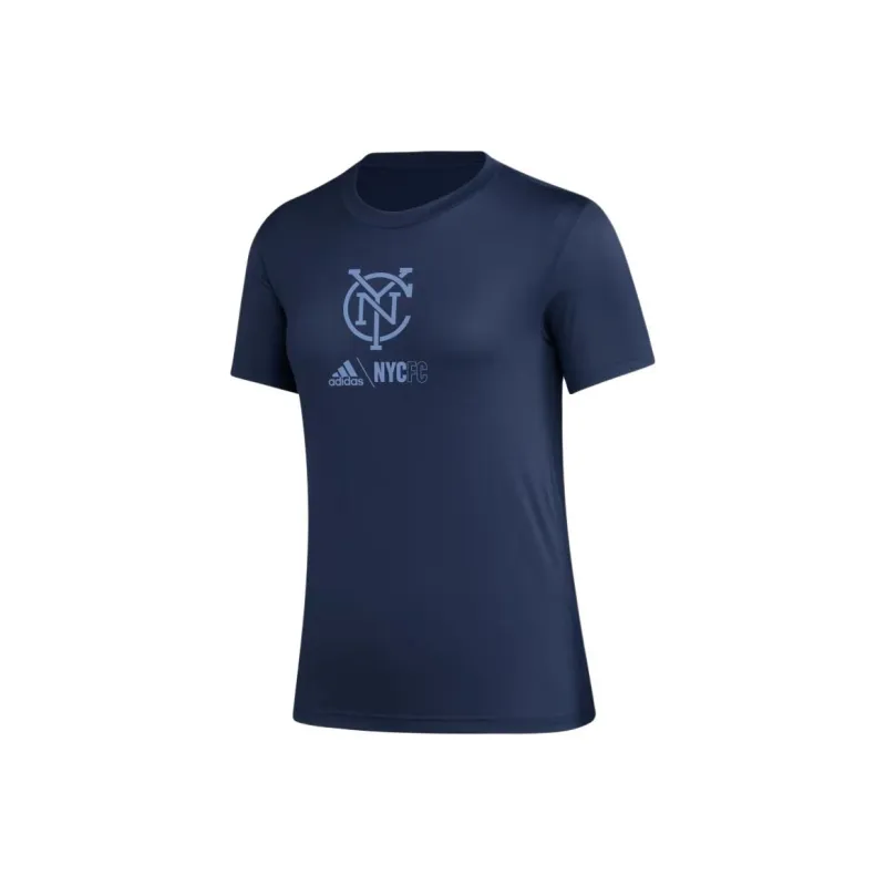 Adidas Free Shipping With AdiClub New York City Fc Pre Game Tee-0