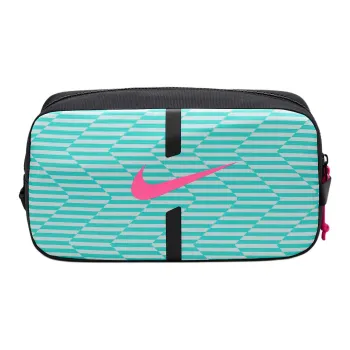 Nike Polyester Handbag Unisex Black & Aurora Green
