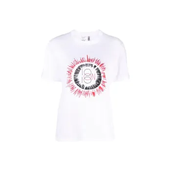 10 CORSO COMO Sun Logo Print T shirt