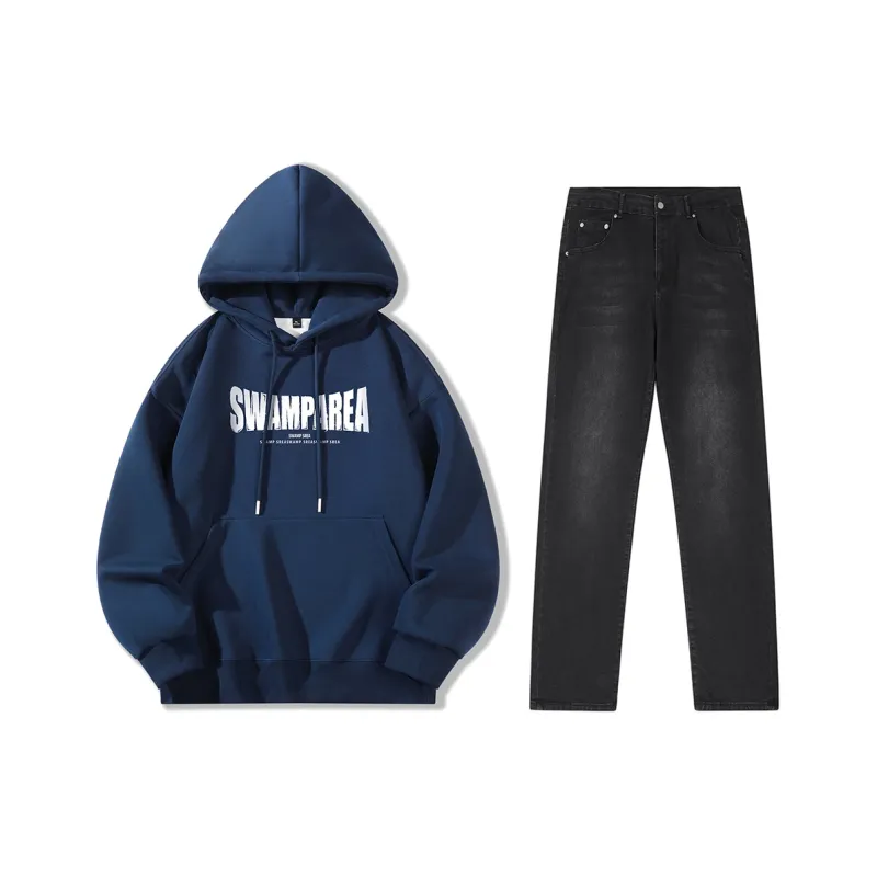 SWAMP AREA Sweatshirt Set Unisex-27