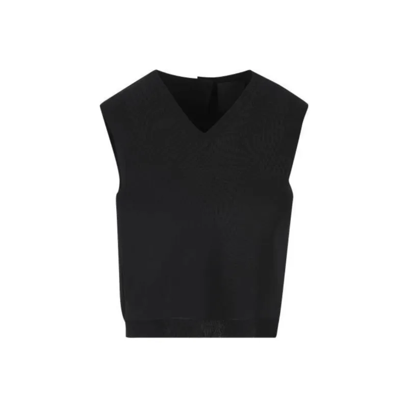 Givenchy V Neck Knitted Vest-0
