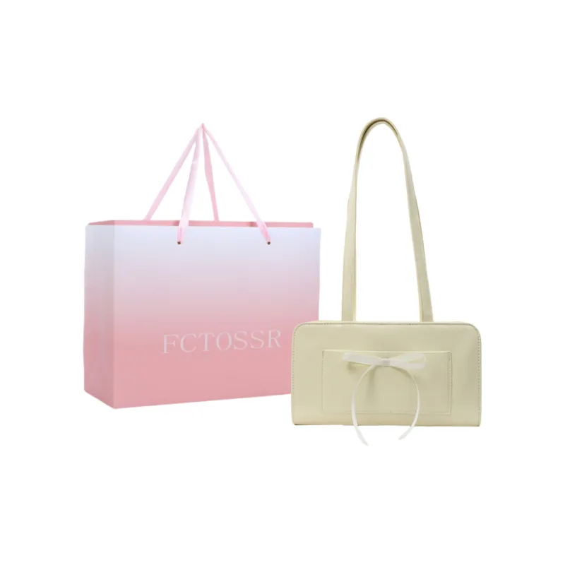 FCTOSSR PU Underarm Shoulder Bag Women's White/Black/Yellow/Blue/Pink-12