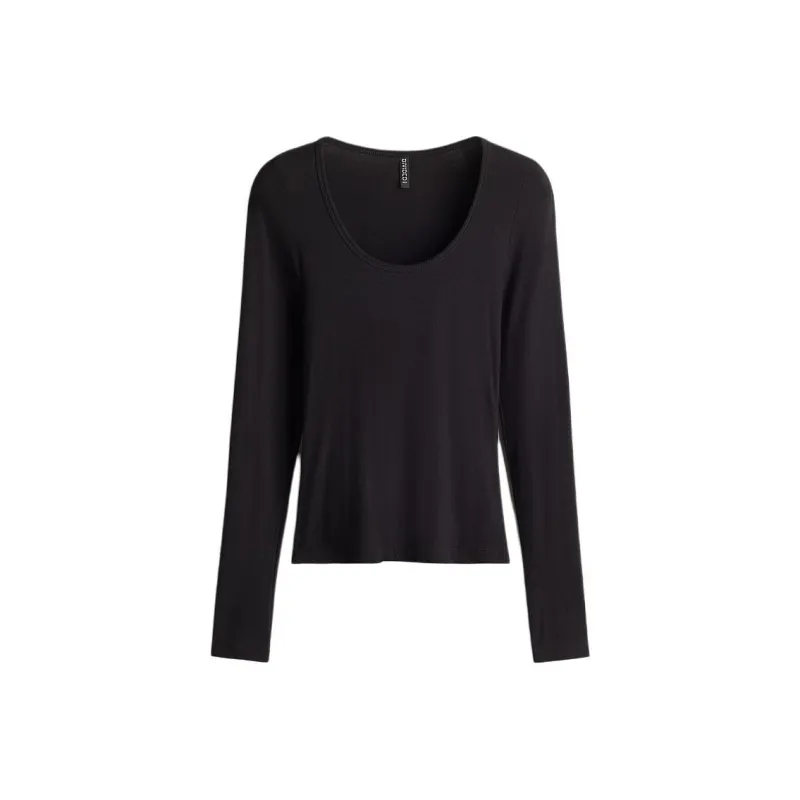 H&M T Shirts Women's Black-0