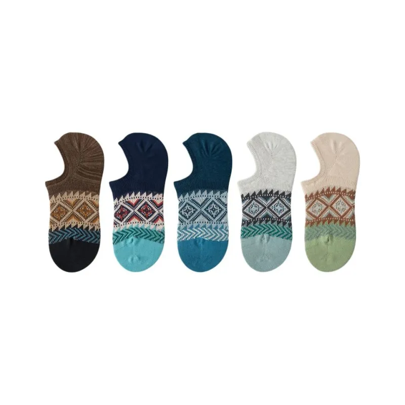 LUYOUYE No Show Socks Men's 5 Pack-5