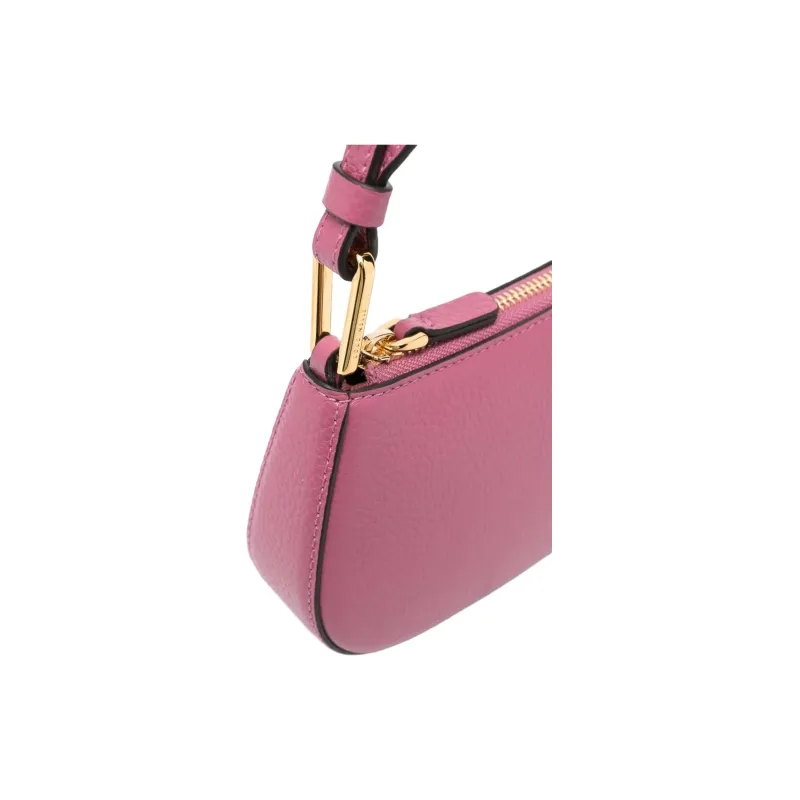 COCCINELLE Calfskin Crossbody Handbag, Shoulder Bag Mini Women's Fuchsia-3