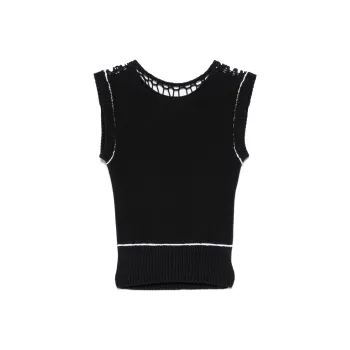 MM6 Maison Margiela Open knit Vest