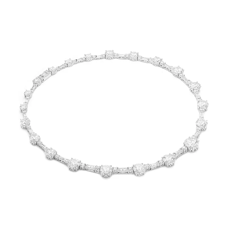 GAONAS Pendant Chain All 925 Sterling Silver With Synthetic Zircon Necklaces Women's-2