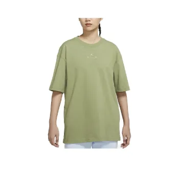 Jordan Drop Shoulder Sleeve T Shirt Women's Olive Green