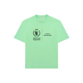 Balenciaga T-Shirts Women's Neon Green