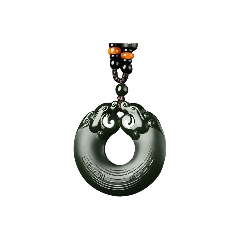 KUNYUYAO Pendants Pale Greenish White Jade Unisex-22