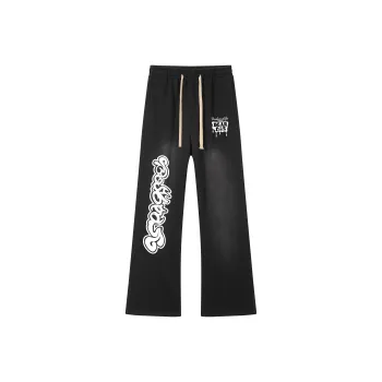 BOS BEAR Casual Pants Unisex Black