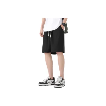 Jean West Casual Shorts Unisex Black