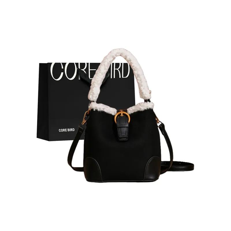 CORE BIRD PU One Shoulder Handbags Regular Women's Brown/Coffee/Black-9