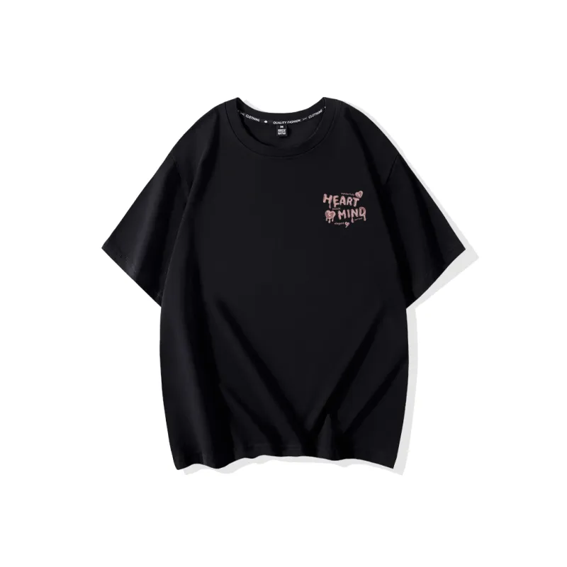 Cotton Drop Shoulder Sleeve T Shirt Unisex-2