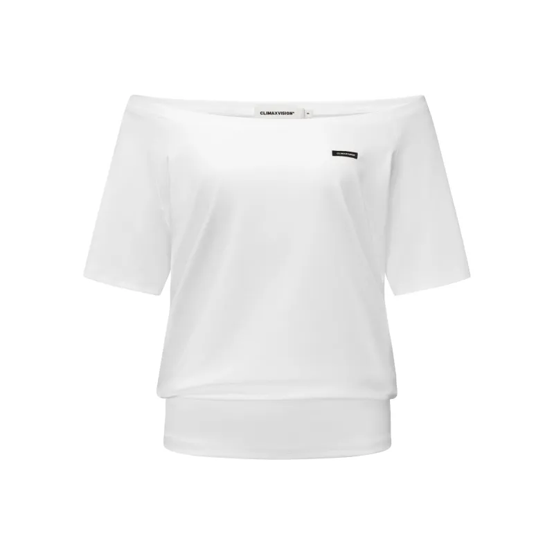 CLIMAX VISION Drop Shoulder Sleeve T Shirt Women's-0