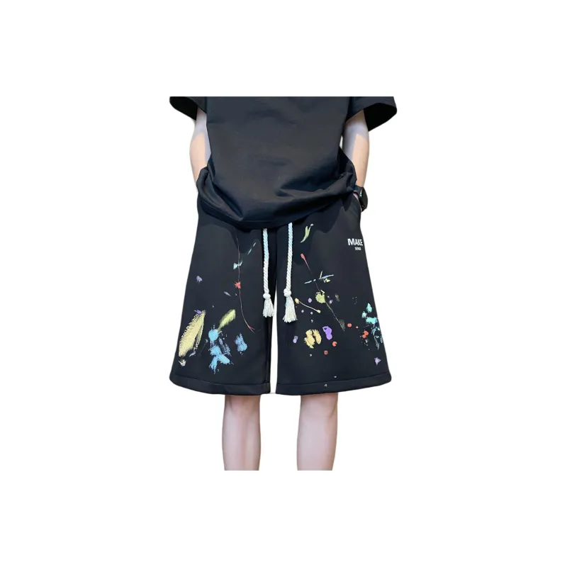 TYPERIGHTER Casual Shorts Unisex Apricot-9