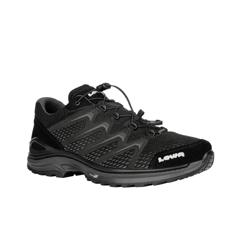 Lowa Maddo Anti Slip Wear Resistant Low Top Hiking Shoes Men's Black-2