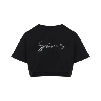 Givenchy Cropped Tee 'Black'