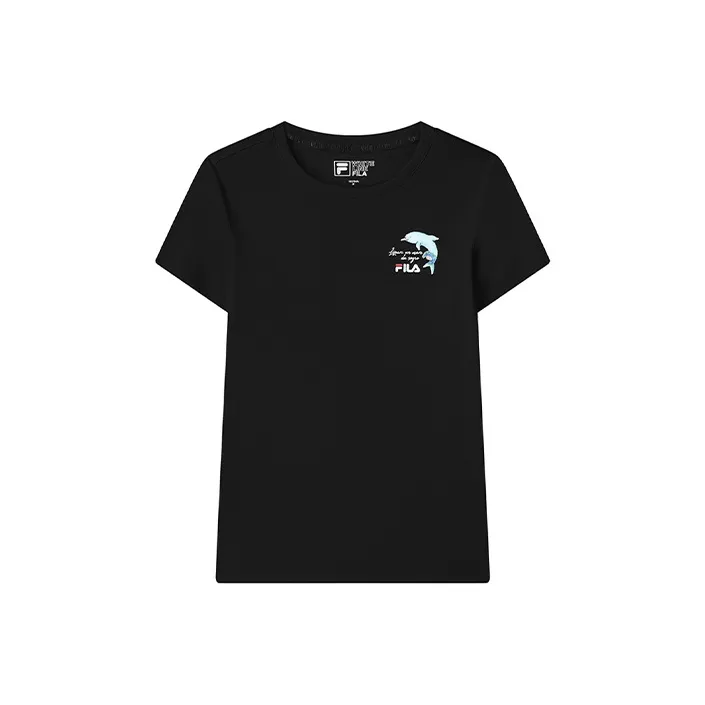 FILA T Shirts Women's Black-0