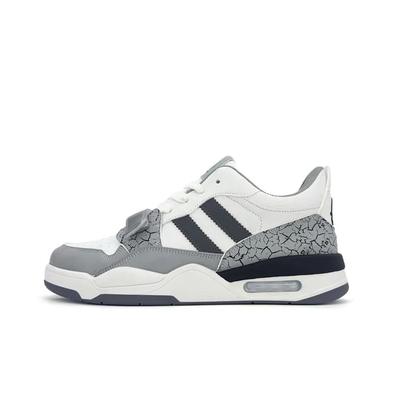 ALI THE FOX Skateboard Shoes Men Low Top Black/Gray-7