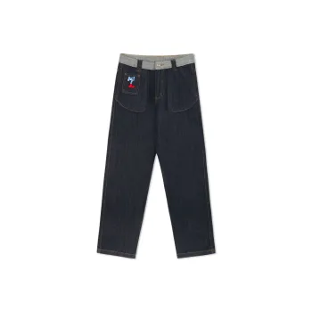 MIND ERROR Jeans Unisex Dark Blue