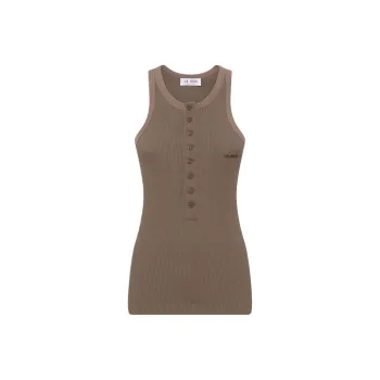 The Attico Delice Ribbed T Shirt