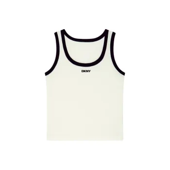 DKNY Tank Top Women's Black White