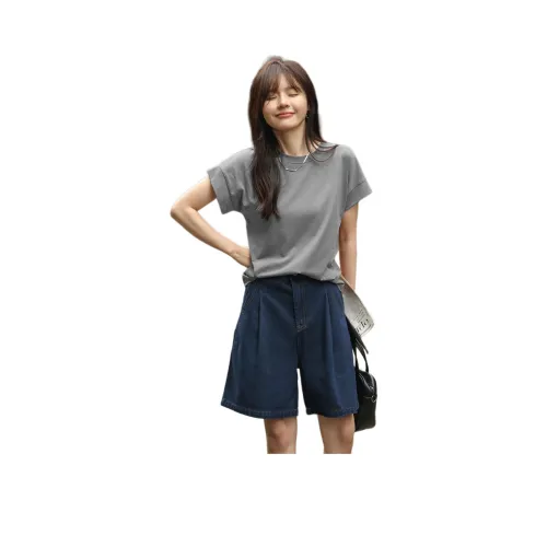 MT 그레이 여성 티셔츠