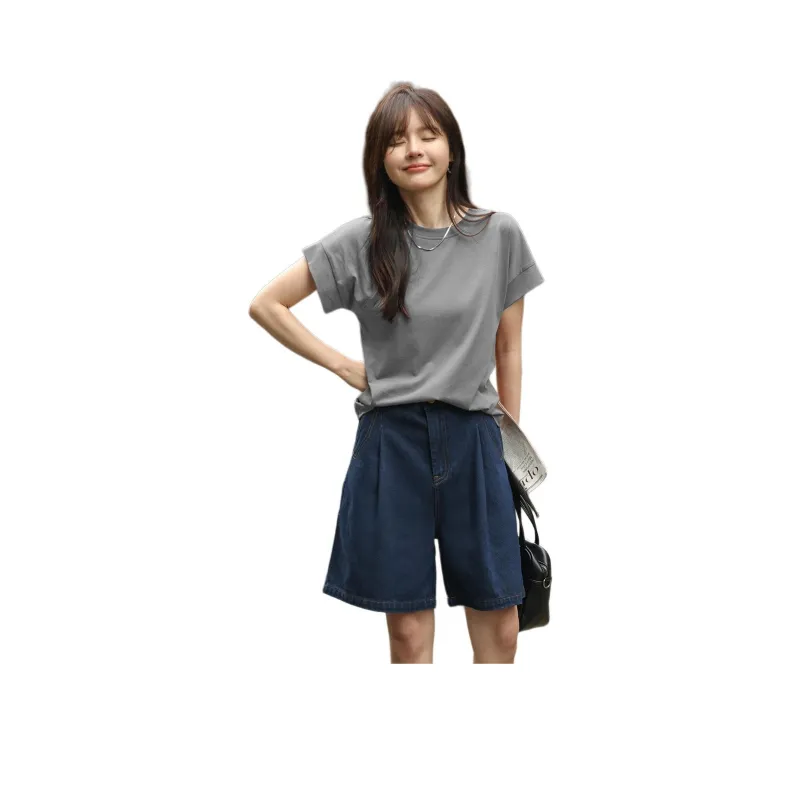 MT T Shirts Women's Gray-0