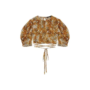 Maje Crop Tops Women's Yellow