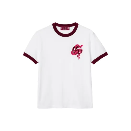 GUCCI SS25 Regular T Shirt Women's White