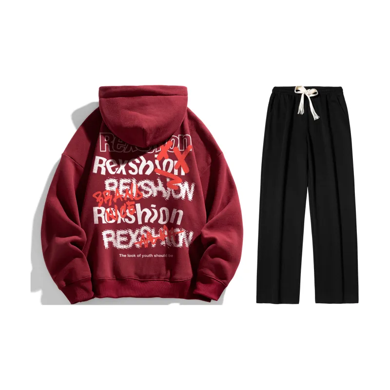 REXSHION Sweatshirt Sets Unisex-8